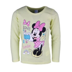 Disney Minnie Maus Love Smile Kinder Langarm T-Shirt -Bekleidung Peripherie disney minnie maus love smile kinder langarm shirt 387