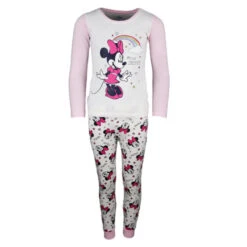 Disney Minnie Maus Rainbow Kinder Schlafanzug Pyjama Lang -Bekleidung Peripherie disney minnie maus rainbow kinder schlafanzug pyjama lang 703