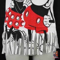 Disney Minnie Und Mickey Maus Kinder Kurzarm Fransen T-Shirt 11 Disney Minnie Und Mickey Maus Kinder Kurzarm Fransen T-Shirt -Bekleidung Peripherie disney minnie mickey maus kinder kurzarm fransen shirt 254