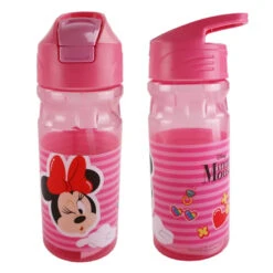 Disney Minnie Maus Trinkflasche Flasche 500 Ml Griff Strohhalm