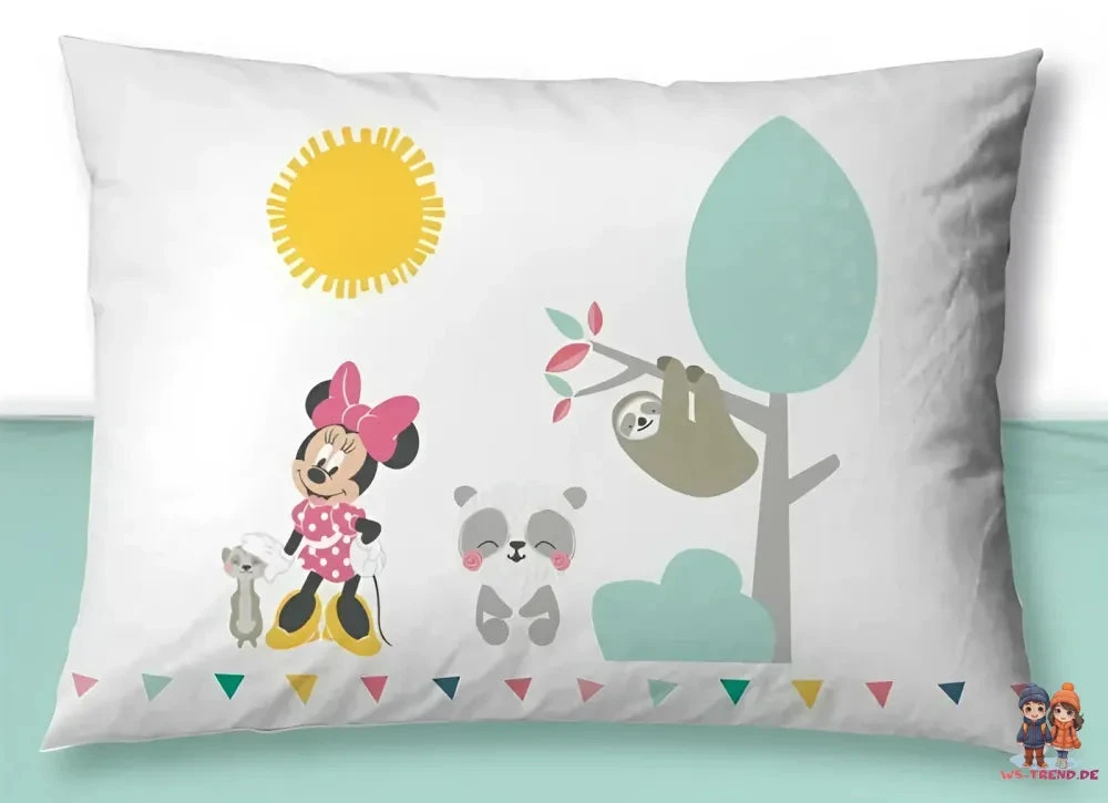 Disney Minnie Maus Baby Bettwäsche Set 100x135 40x60 Cm 5 Disney Minnie Maus Baby Bettwäsche Set 100x135 40x60 Cm – Bild 3