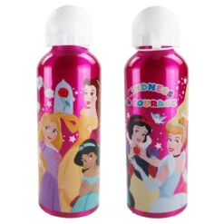 Disney Prinzessinnen Alu Wasserflasche Trinkflasche Flasche 500 Ml
