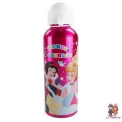 Disney Prinzessinnen Alu Wasserflasche Trinkflasche Flasche 500 Ml 9 Disney Prinzessinnen Alu Wasserflasche Trinkflasche Flasche 500 Ml -Bekleidung Peripherie dp pink 01b