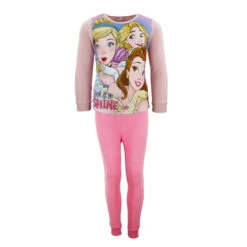 Disney Prinzessinnen Kinder Polar Fleece Schlafanzug Pyjama Hausanzug -Bekleidung Peripherie dp pyjama 01e