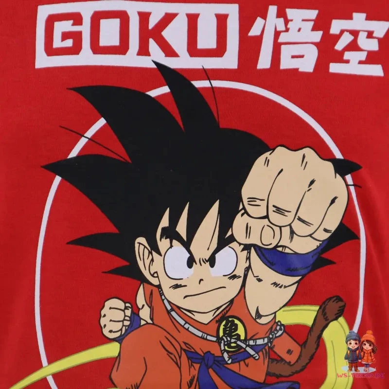 Anime Dragonball Goku Kinder Jungen Langarm Shirt 5 Anime Dragonball Goku Kinder Jungen Langarm Shirt – Bild 3