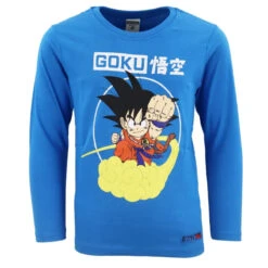 Anime Dragonball Goku Kinder Jungen Langarm Shirt 13 Anime Dragonball Goku Kinder Jungen Langarm Shirt -Bekleidung Peripherie dragobball langarmsh 01d