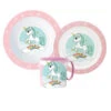 Stor Kleines Einhorn Unicorn Kinder Geschirr-Set 3 Tlg Becher Teller Schüssel 2 Stor Kleines Einhorn Unicorn Kinder Geschirr-Set 3 Tlg Becher Teller Schüssel -Bekleidung Peripherie einhorn gesch