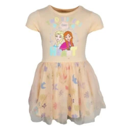 Disney Die Eiskönigin Elsa Kinder Mädchen Tüllkleid Sommerkleid Kleid