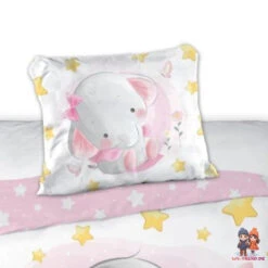 Elefant Baby Bettwäsche 2tlg Set 100x135 40x60 Cm 100% Baumwolle 7 Elefant Baby Bettwäsche 2tlg Set 100x135 40x60 Cm 100% Baumwolle -Bekleidung Peripherie elefant bettw 01c