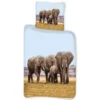Elefanten Afrika Bettwäsche 2tlg Set 135x200 80x80 Cm 100% Baumwolle 1 Elefanten Afrika Bettwäsche 2tlg Set 135x200 80x80 Cm 100% Baumwolle -Bekleidung Peripherie elefanten bettw 01a
