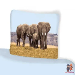 Elefanten Afrika Bettwäsche 2tlg Set 135x200 80x80 Cm 100% Baumwolle -Bekleidung Peripherie elefanten bettw 01c