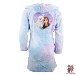 Disney Die Eiskönigin Elsa Anna Kinder Fleece Bademantel Mit Kapuze -Bekleidung Peripherie fr badem 01e
