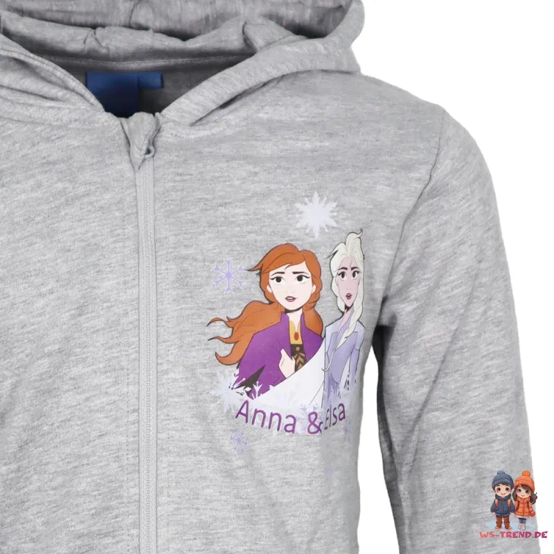 Disney Die Eiskönigin Elsa Kinder Pullover Hoodie Kapuzen Jacke 4 Disney Die Eiskönigin Elsa Kinder Pullover Hoodie Kapuzen Jacke – Bild 2