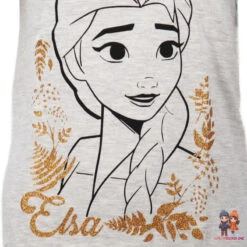 Disney Die Eiskönigin Elsa Kurzarm Schlafshirt Nachthemd Schlafkleid -Bekleidung Peripherie fr nachthemd 01d