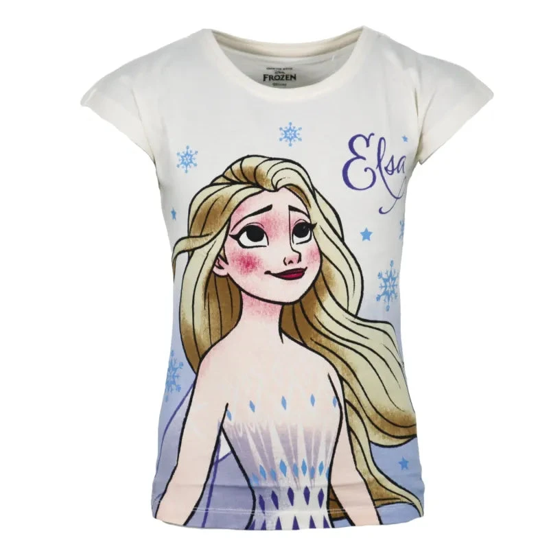 Disney Die Eiskönigin Elsa Kinder Mädchen T-Shirt 4 Disney Die Eiskönigin Elsa Kinder Mädchen T-Shirt – Bild 2
