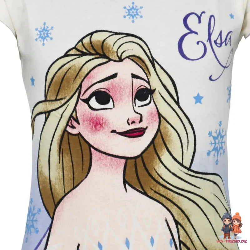 Disney Die Eiskönigin Elsa Kinder Mädchen T-Shirt 5 Disney Die Eiskönigin Elsa Kinder Mädchen T-Shirt – Bild 3