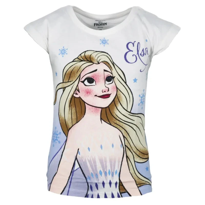 Disney Die Eiskönigin Elsa Kinder Mädchen T-Shirt 6 Disney Die Eiskönigin Elsa Kinder Mädchen T-Shirt – Bild 4