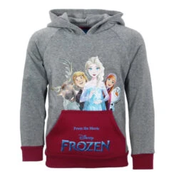 Disney Die Eiskönigin Kinder Fleece Kapuzenpullover Hoodie Pulli -Bekleidung Peripherie froz hoodie 01e
