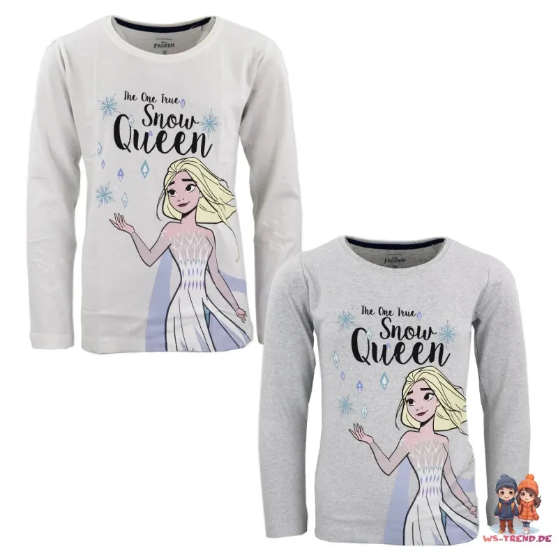 Disney Die Eiskönigin Elsa Mädchen Kinder Langarmshirt Shirt 3 Disney Die Eiskönigin Elsa Mädchen Kinder Langarmshirt Shirt