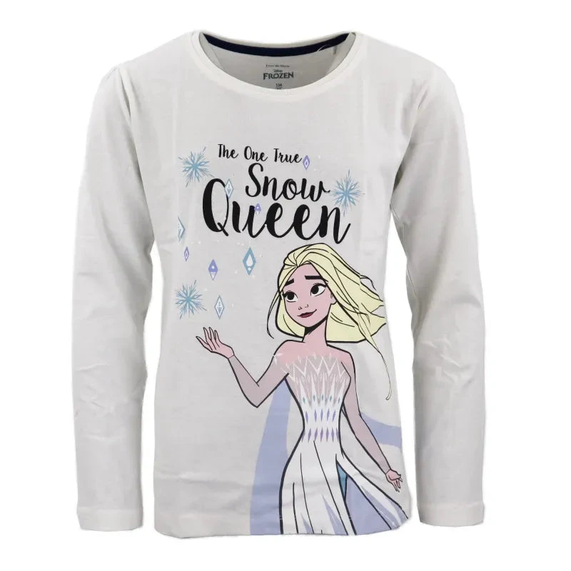 Disney Die Eiskönigin Elsa Mädchen Kinder Langarmshirt Shirt 4 Disney Die Eiskönigin Elsa Mädchen Kinder Langarmshirt Shirt – Bild 2