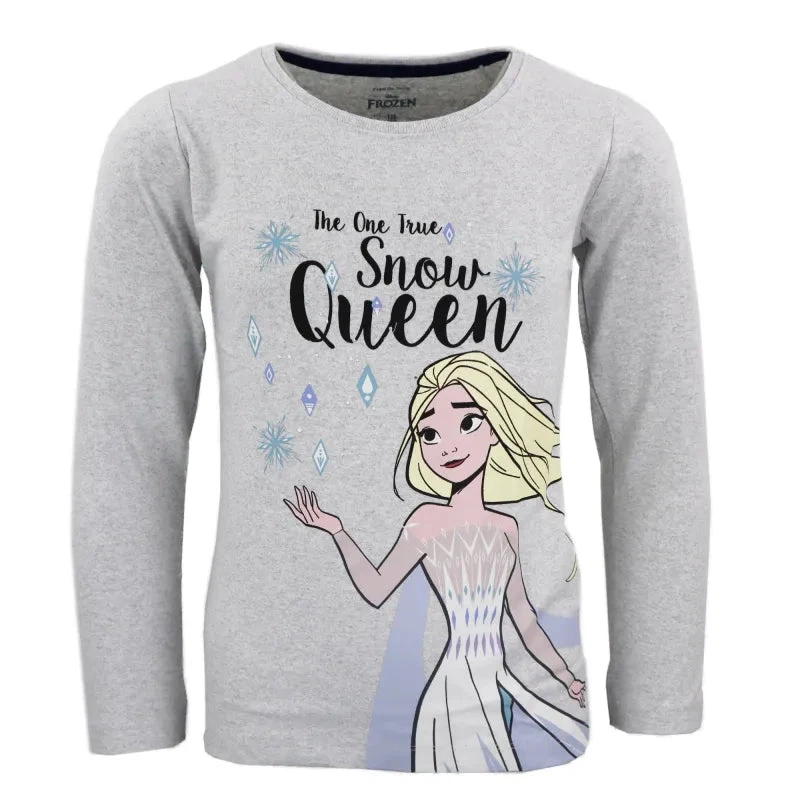 Disney Die Eiskönigin Elsa Mädchen Kinder Langarmshirt Shirt 6 Disney Die Eiskönigin Elsa Mädchen Kinder Langarmshirt Shirt – Bild 4