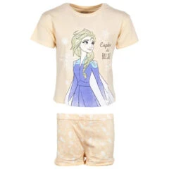 Disney Die Eiskönigin Elsa Kinder Kurzarm Schlafanzug Pyjama Shirt Shorts -Bekleidung Peripherie frozen pyjama 01d