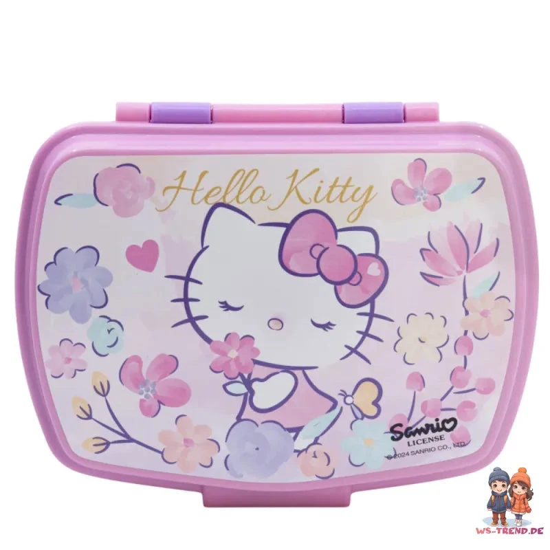 Stor Hello Kitty 2 Tlg. Lunch Set Lunchbox Brotdose Trinkflasche 400 Ml 4 Stor Hello Kitty 2 Tlg. Lunch Set Lunchbox Brotdose Trinkflasche 400 Ml – Bild 2