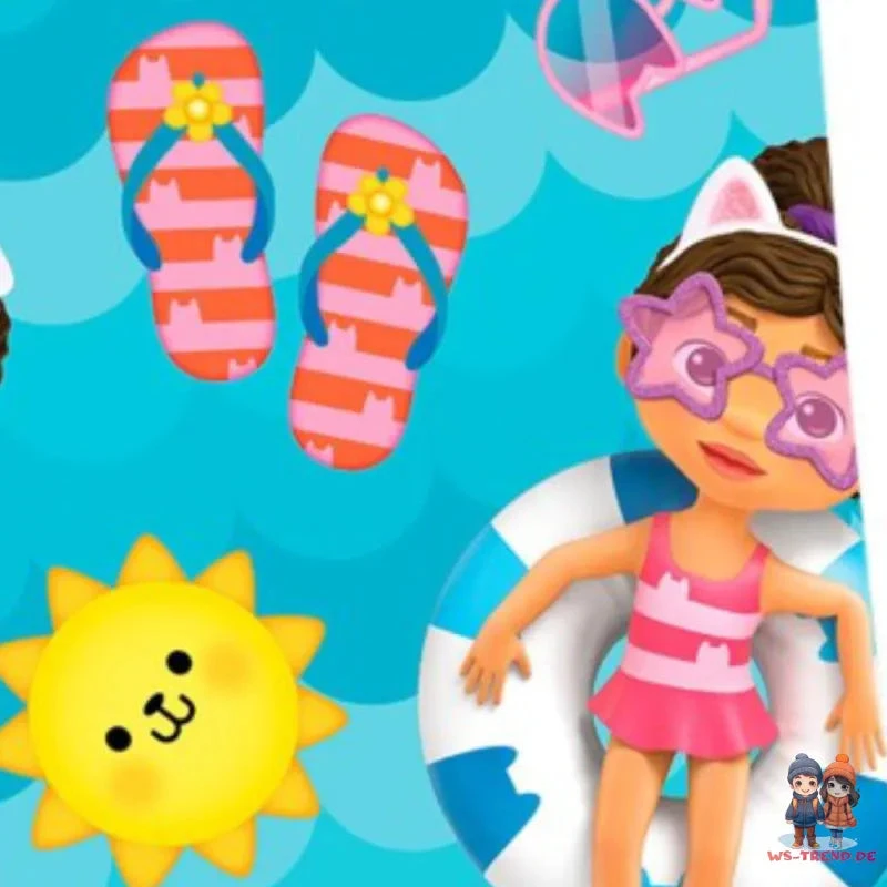 Gabbys Dollhouse Badetuch Strandtuch 70x140 Cm 100% Baumwolle 4 Gabbys Dollhouse Badetuch Strandtuch 70x140 Cm 100% Baumwolle – Bild 2