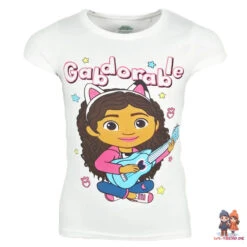 Gabbys Dollhouse Kinder Mädchen Kurzarm Schlafanzug Pyjama -Bekleidung Peripherie gabbys pyjama 01e