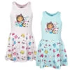 Gabbys Dollhouse Kinder Mädchen Kurzarm Kleid Sommerkleid 1 Gabbys Dollhouse Kinder Mädchen Kurzarm Kleid Sommerkleid -Bekleidung Peripherie gabbys sommerkleid 01