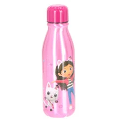 Stor Gabbys Dollhouse Kinder Mädchen ALU Wasserflasche Trinkflasche Flasche 600 Ml