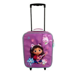 Gabbys Dollhouse Mädchen Trolley Kinderkoffer Koffer Reisekoffer