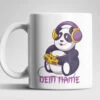 Gamer Panda Tasse Mit Wunschnamen -Bekleidung Peripherie gamer panda tasse wunschnamen 141