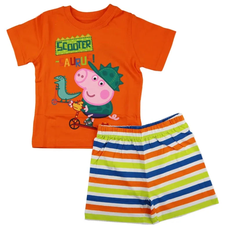 Peppa Wurz George Kinder Jungen Pyjama 4 Peppa Wurz George Kinder Jungen Pyjama – Bild 2