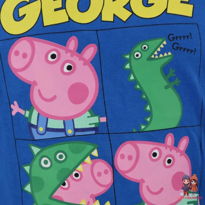 Peppa Pig George Kinder Jungen Pyjama 5 Peppa Pig George Kinder Jungen Pyjama – Bild 3