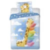 Giraffe Baby Bettwäsche 2tlg Set 100x135 40x60 Cm 100% Baumwolle -Bekleidung Peripherie giraffe bettw 01a