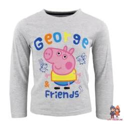Peppa Wutz Pig George Kinder Jungen Schlafanzug Pyjama -Bekleidung Peripherie gw pyjama 01b