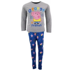 Peppa Wutz Pig George Kinder Jungen Schlafanzug Pyjama -Bekleidung Peripherie gw pyjama 01d