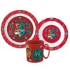 Stor Harry Potter Hogwarts Kinder Geschirr-Set 3 Teilig Becher Teller Schüssel 2 Stor Harry Potter Hogwarts Kinder Geschirr-Set 3 Teilig Becher Teller Schüssel -Bekleidung Peripherie harry geschrr set