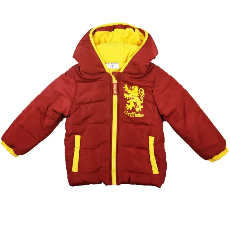Harry Potter Gryffindor Kinder Winterjacke Mit Kapuze 4 Harry Potter Gryffindor Kinder Winterjacke Mit Kapuze – Bild 2
