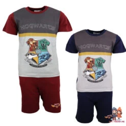 Harry Potter Hogwarts Kinder Schlafanzug Pyjama Kurz