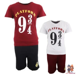 Harry Potter Platform 9 3/4 Kinder Schlafanzug Pyjama