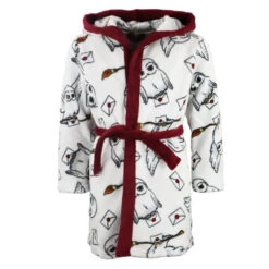 Harry Potter Eule Kinder Hausmantel Bademantel Mit Kapuze