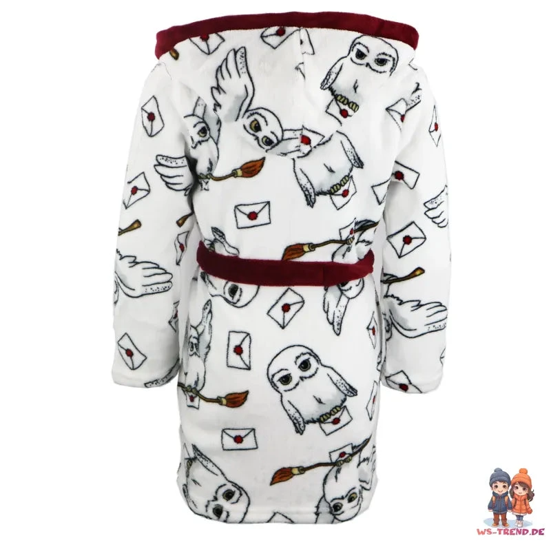 Harry Potter Eule Kinder Hausmantel Bademantel Mit Kapuze 4 Harry Potter Eule Kinder Hausmantel Bademantel Mit Kapuze – Bild 2