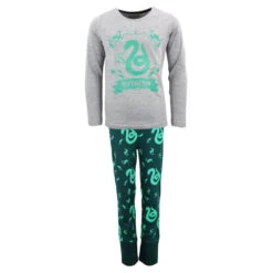 Harry Potter Gryffindor Slytherin Mädchen Schlafanzug Pyjama 16 Harry Potter Gryffindor Slytherin Mädchen Schlafanzug Pyjama -Bekleidung Peripherie hp lang py 01e
