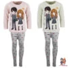 Harry Potter Hermine Mädchen Schlafanzug Pyjama Lang -Bekleidung Peripherie hp pyja herm 01
