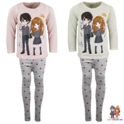 Harry Potter Hermine Mädchen Schlafanzug Pyjama Lang