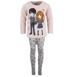 Harry Potter Hermine Mädchen Schlafanzug Pyjama Lang 12 Harry Potter Hermine Mädchen Schlafanzug Pyjama Lang -Bekleidung Peripherie hp pyja herm 01d