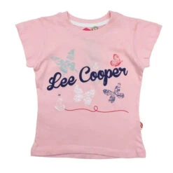 Lee Cooper Kinder Mädchen T-Shirt Kurzarm Shirt -Bekleidung Peripherie https www.kiddystores.fr 105436 lee cooper t shirt kurzarm