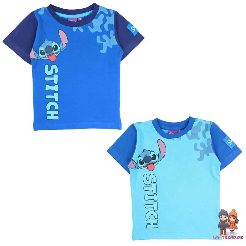 Disney Stitch T-Shirt Kurzarm Kinder Jungen Shirt 3 Disney Stitch T-Shirt Kurzarm Kinder Jungen Shirt